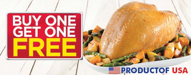 Buy One Get One FREE* Honeysuckle White Turkey Breast