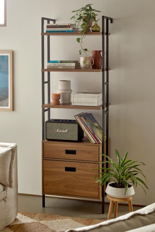 Knox Wall-Mounted Bookshelf