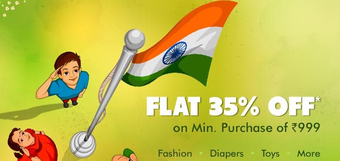 FLAT 35% OFF* on Min. Purchase of Rs. 999