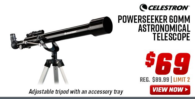 Celestron PowerSeeker 60mm Astronomical Telescope