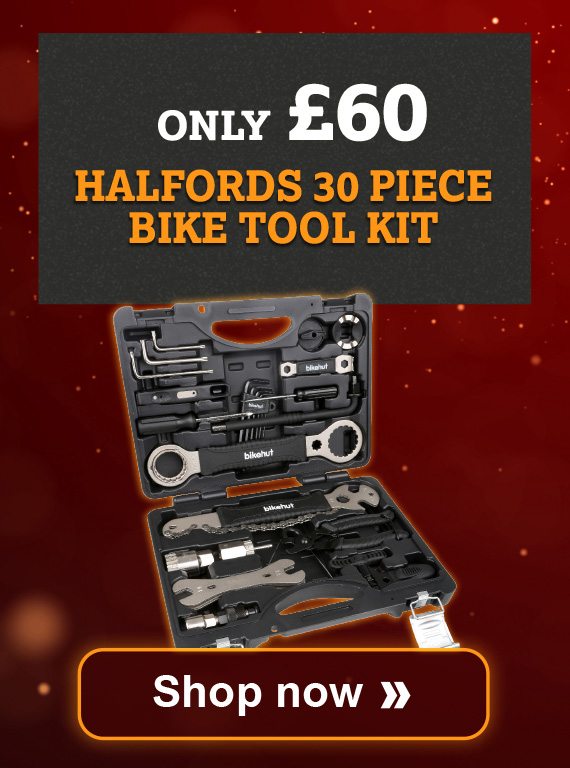 HALFORDS 30 PIECE BIKE TOOL KIT