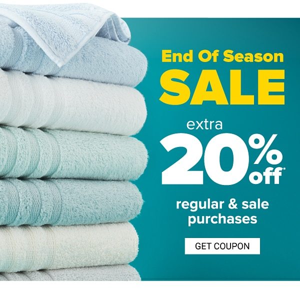 End of Season Home Sale! Extra 20% off Regular & Sale Purchases - Get Coupon