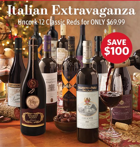 Uncork 12 Classic Reds for ONLY $69.99