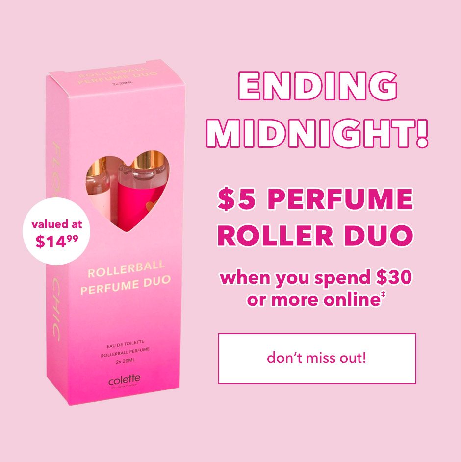 $5 Perfume Rollerball Duo with Purchase!