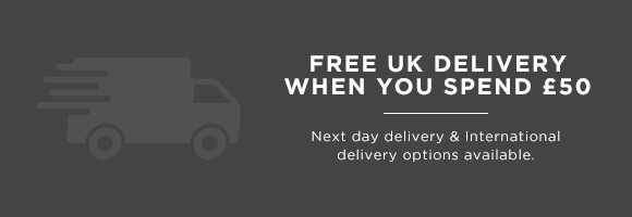 Free UK delivery when you spend £50.