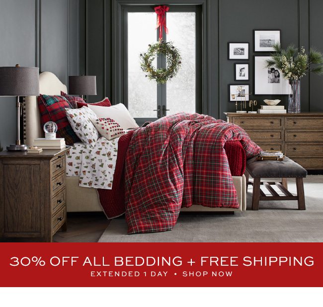 30% OFF ALL BEDDING