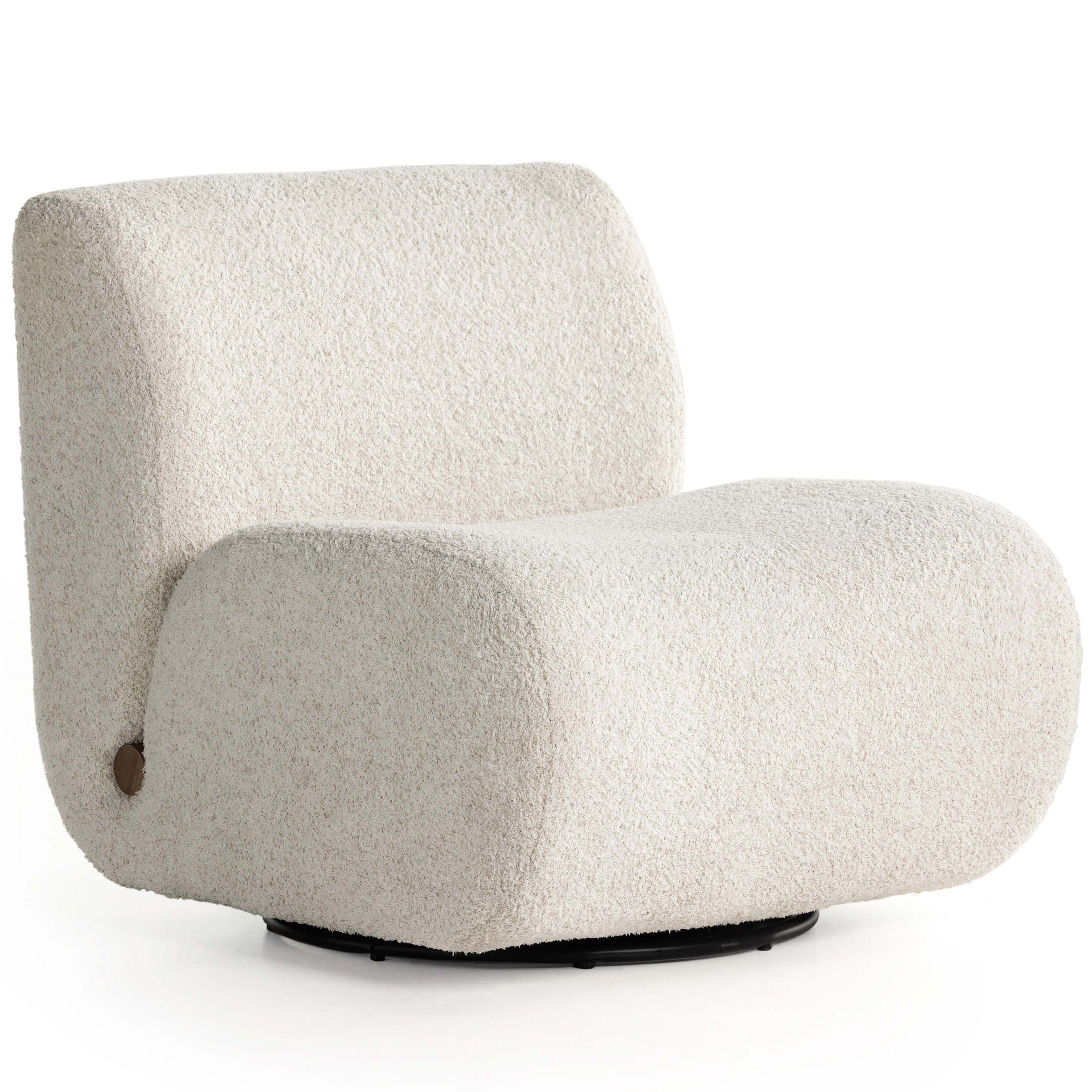Image of Siedell Swivel Chair, Sheldon Ivory