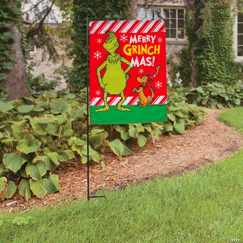 13" x 18 1/2" Dr. Seuss™ The Grinch Yard Flag