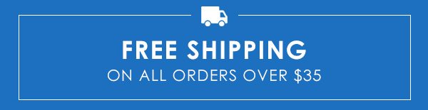 Free shipping on all orders over $35