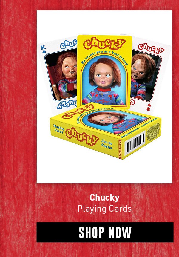 Chucky Playing Cards