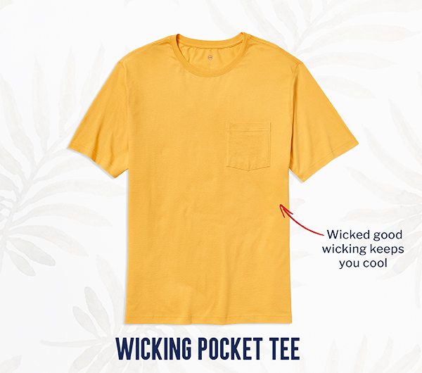 G3356 | HARBOR BAY MOISTURE-WICKING POCKET T-SHIRT