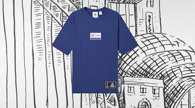 ENDxadidasThreeBridgesDarkBluetshirt