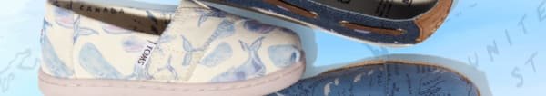 Oceana Multi Watercolor Whale Canvas Tiny TOMS Classics