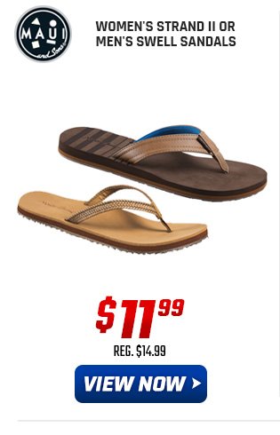 Maui & Sons Swell Women's Strand II or Men's Swell Sandals