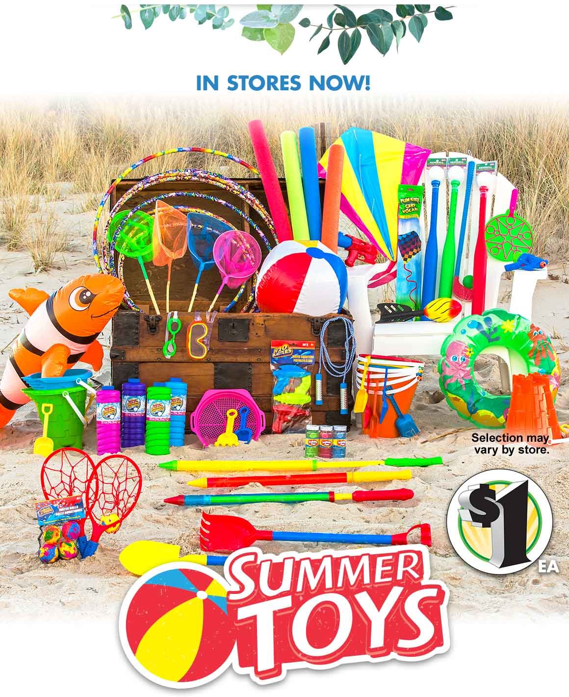 In Stores Now! Summer Toys