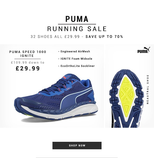 Shop Puma Running Sale