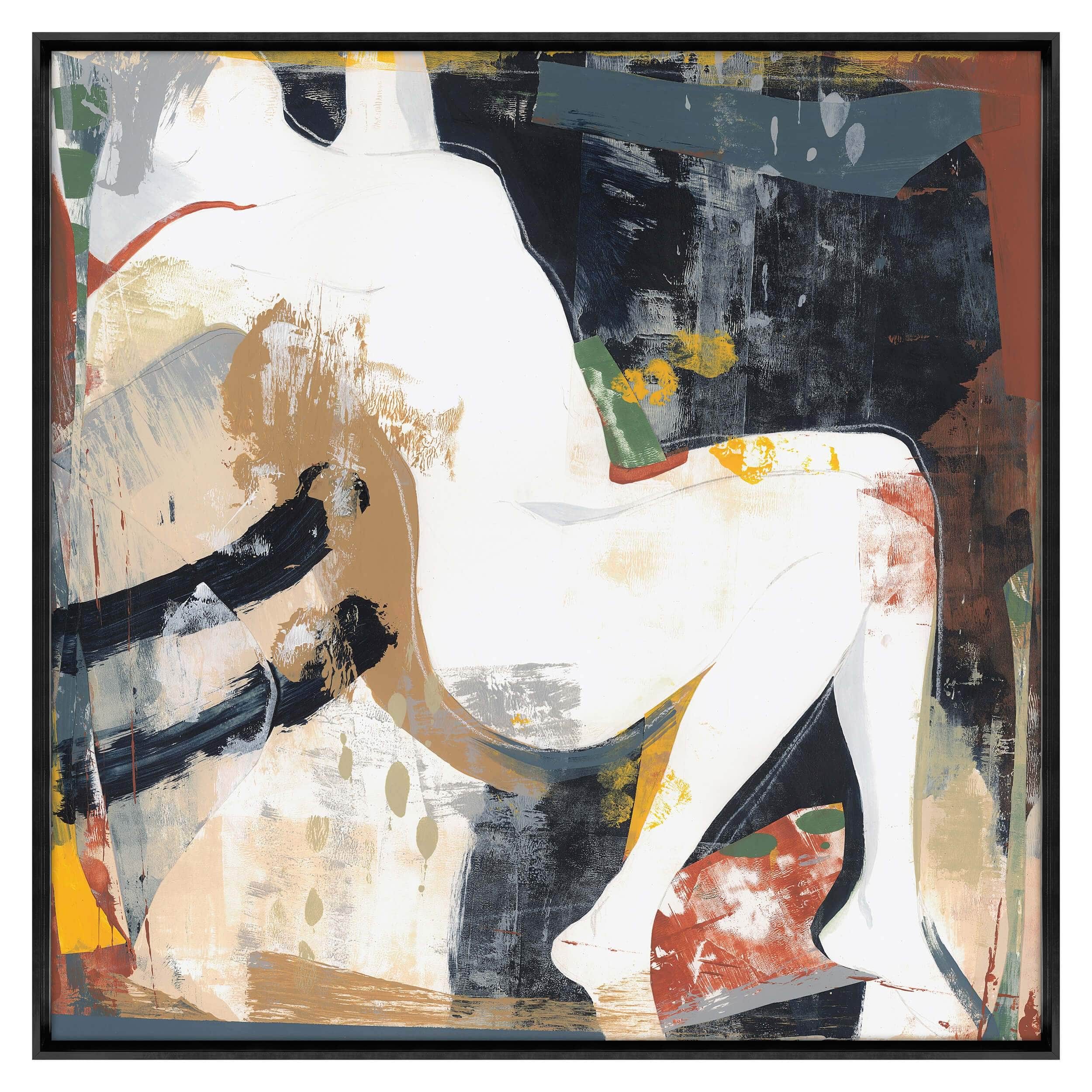 Image of Override II Framed, Linen