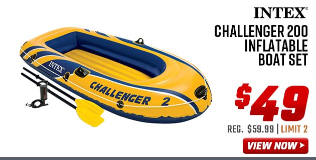 Intex Challenger 200 Inflatable Boat Set