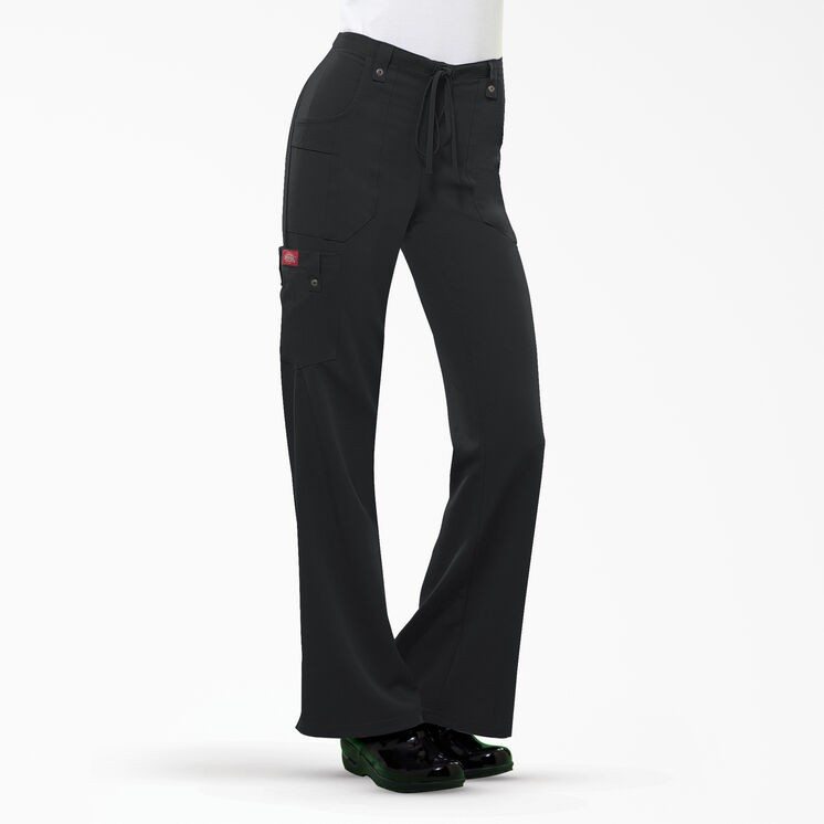 Womens Xtreme Stretch Flare Leg Cargo Scrub Pants