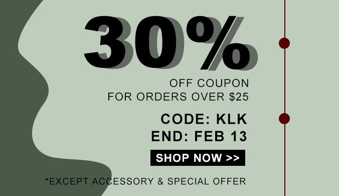 30% off coupon 
