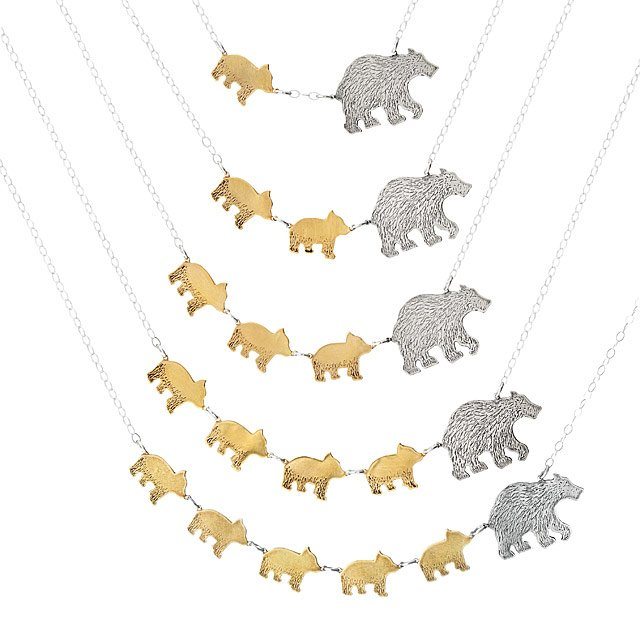 Shop jewelry for Mother's Day - Mama Bear Necklaces