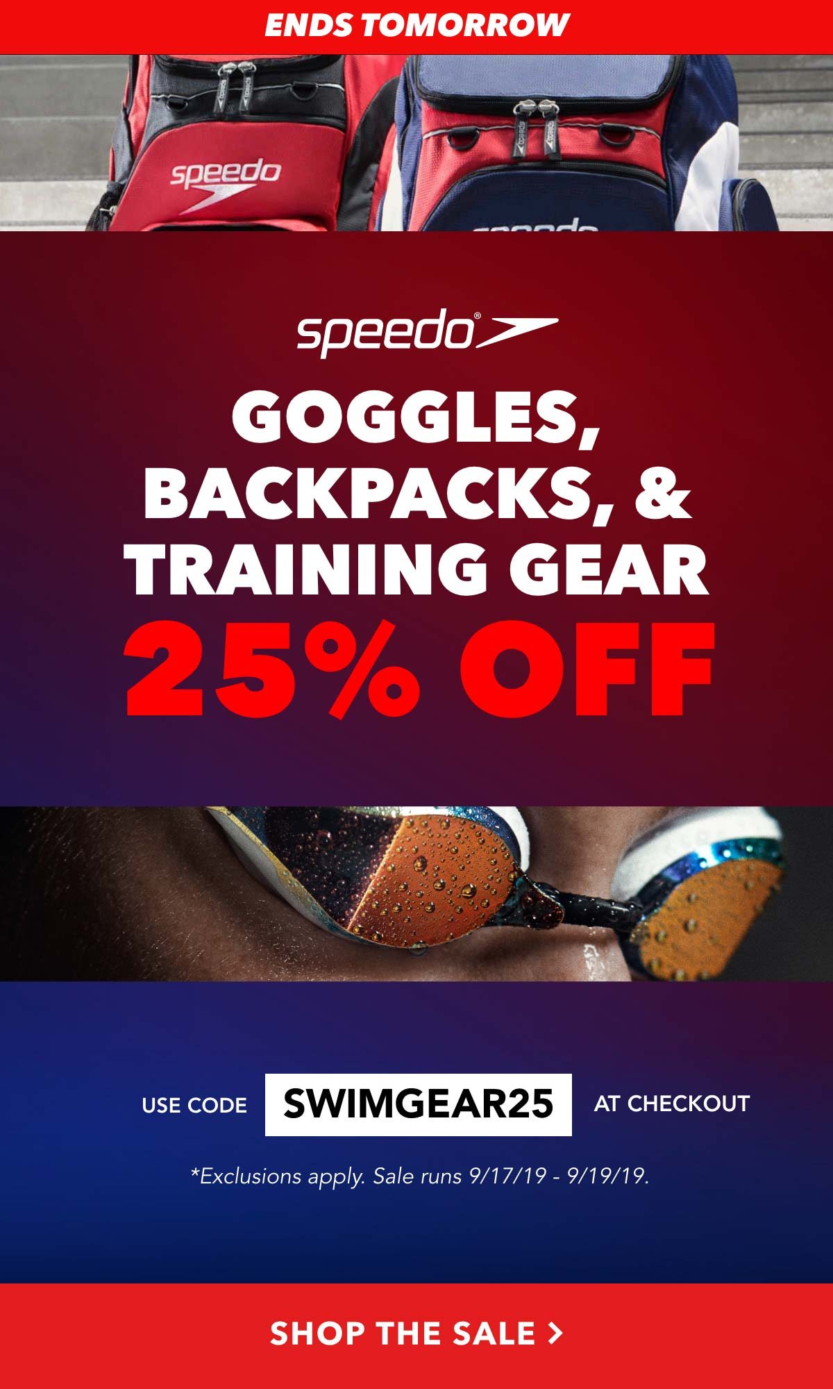 Hero - Extra 25% Off Speedo