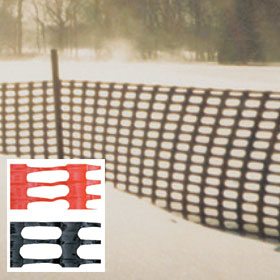 Heavy-Duty Utility/Snow Fence has many uses