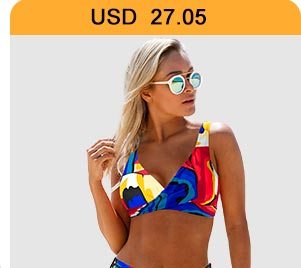 Printed Drawstring Waist Lace Up Bikini Set 