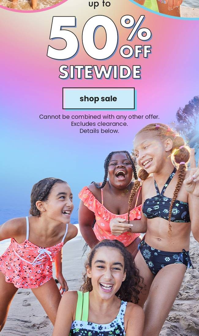50% Off Sitewide Shop Sale