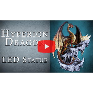 Hyperion Dragon LED Statue