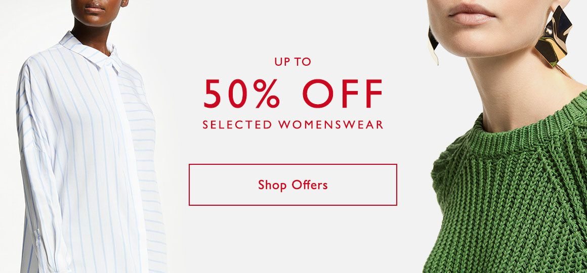 Up to 50% off selected womenswear