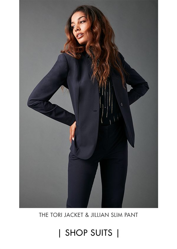 Power Player - The Tori Jacket & Jillian Slim Pant