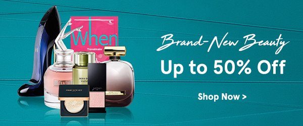 Beauty up to 50% off