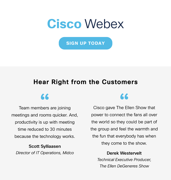 Cisco Webex - Designed To Make Remote Teams More Efficient | Sign Up Today