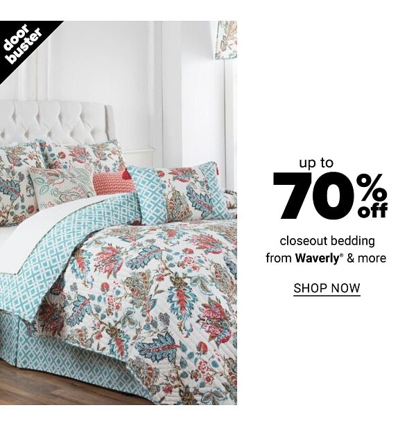 Up to 70% off Closeout Bedding from Waverly and more - Shop Now