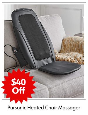 Pursonic Heated Chair Massager