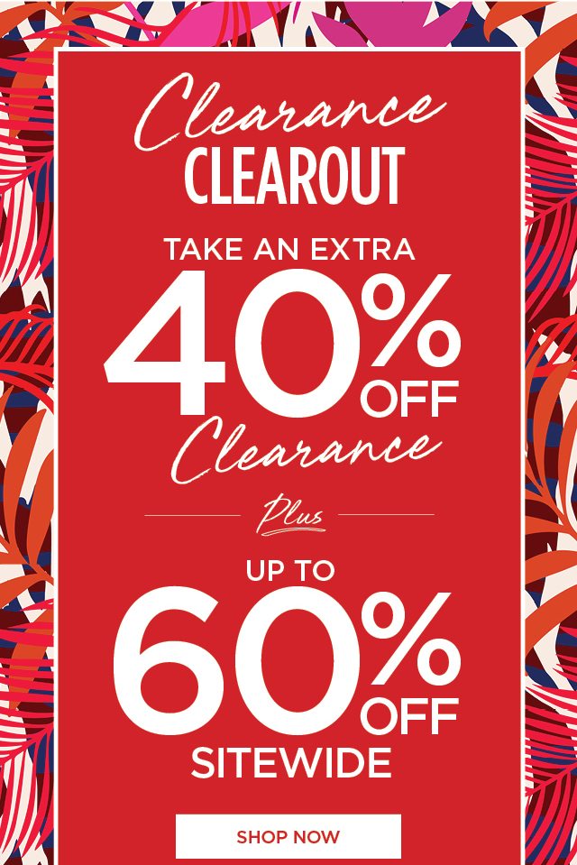 New Year Clearance Event! | Shop Now