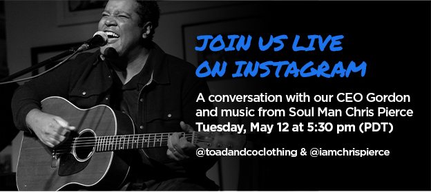 Join us live on instagram. A conversation with our CEO, Gorodn