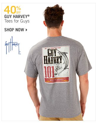 Shop 40% Off Guy Harvey Tees for Guys