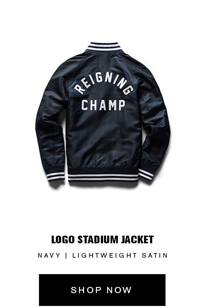 Reigning champ sale logo stadium jacket