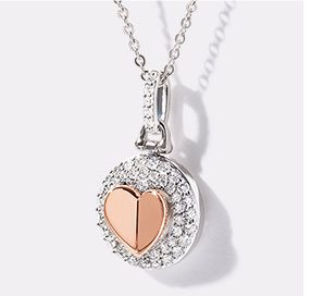 Signature Hearts Diamond Necklace