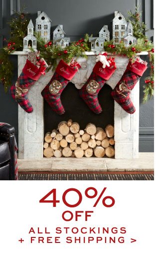 40% OFF ALL STOCKINGS + FREE SHIPPING