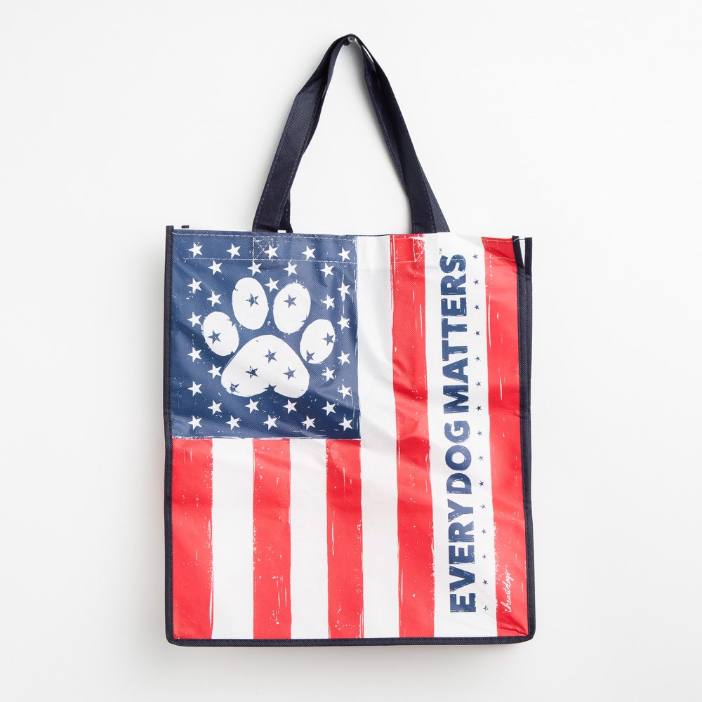 Image of Every Dog Matters USA Grocery Bag 🐾 