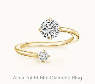 Alma Toi Et Moi Diamond Ring
