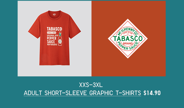 HERO PDP3 - TABASCO ADULT SHORT-SLEEVE GRAPHIC T-SHIRTS