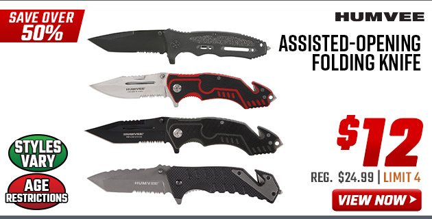 Humvee Assisted-Opening Folding Knife