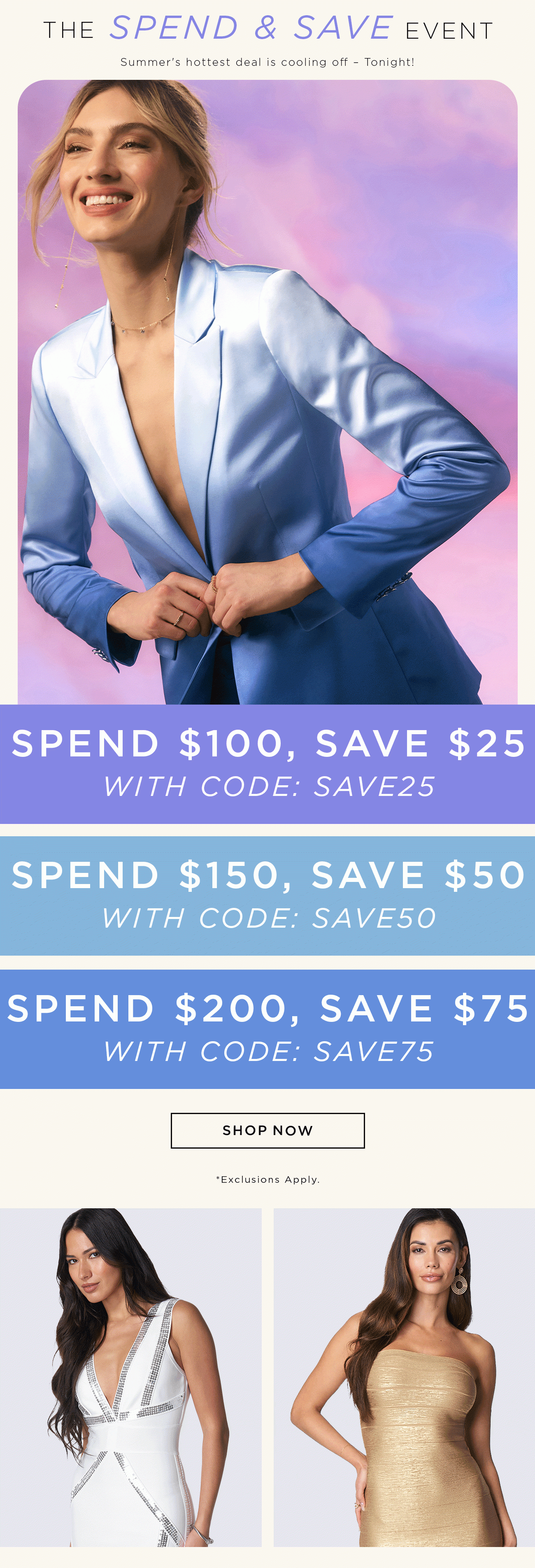 The Spend & Save Event | Shop Now