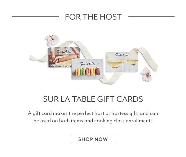 Sur La Table Gift Cards