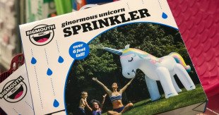 LARGE Inflatable Unicorn Yard Sprinkler Only $27.94 Shipped (Regularly $60)