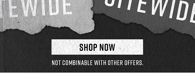 Shop Now | Not Combinable with Other Offers.
